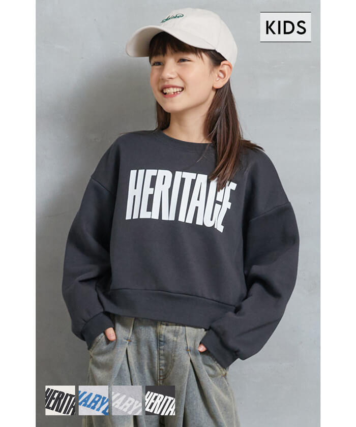 キス スウェット フロックド モノグラム コットン Lサイズ グリーン キス スウェット フロックド モノグラム コットン Lサイズ グリーン