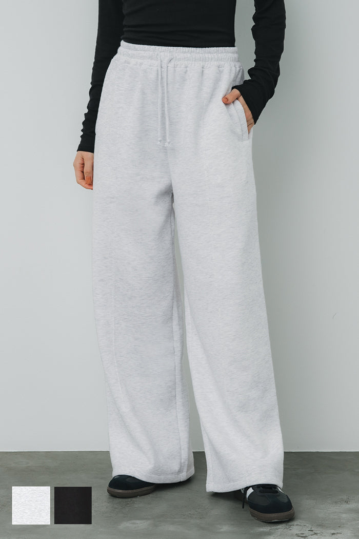 セール☆2490円→1490円 裏起毛ワイドパンツ レディース メール便不可