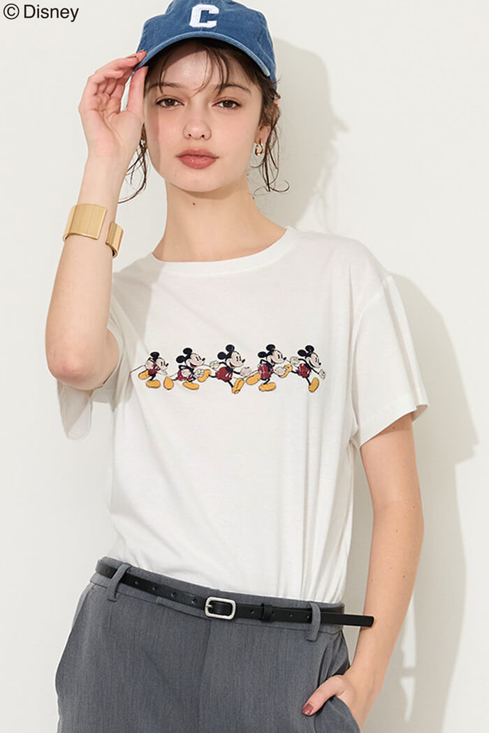 ディズニー】ウォッシュド Tシャツ レディース メール便不可 – coca