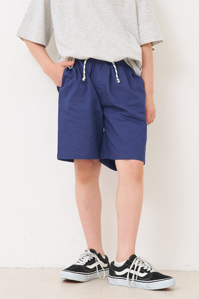 コットンリップストップコードショートパンツ キッズ メール便不可