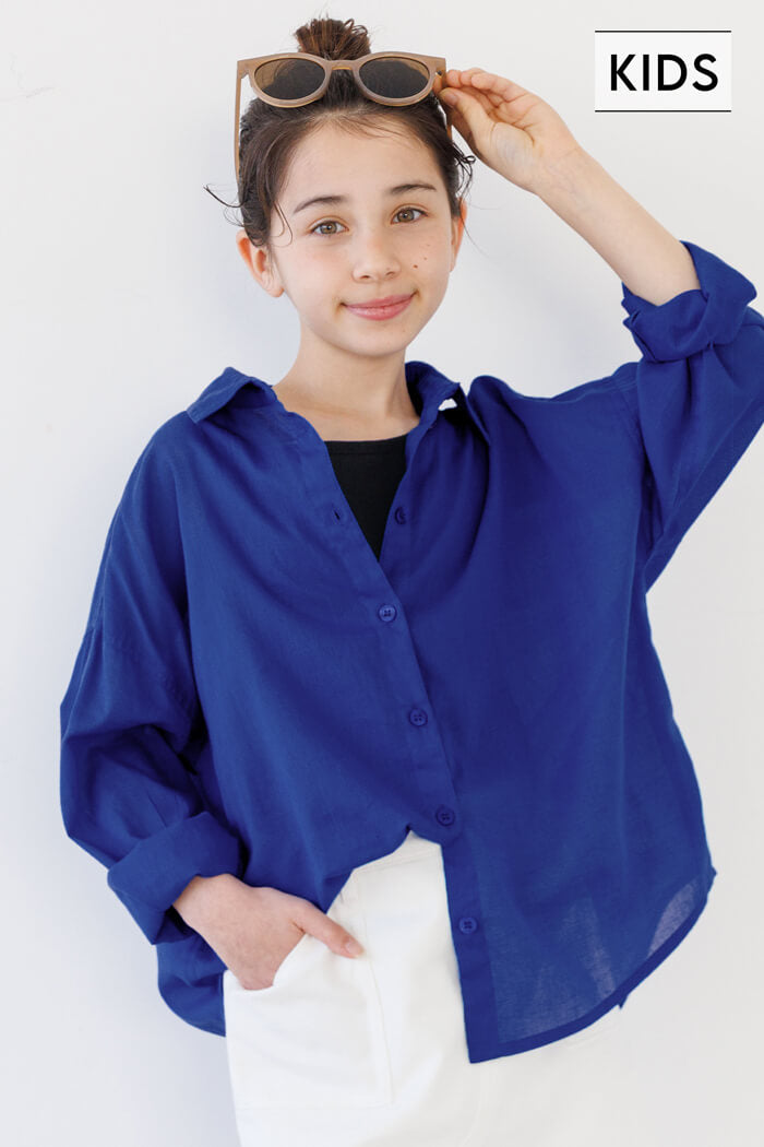 LUCKY WEEK SALE☆ 親子お揃いガーゼシャツ キッズ メール便可 – coca