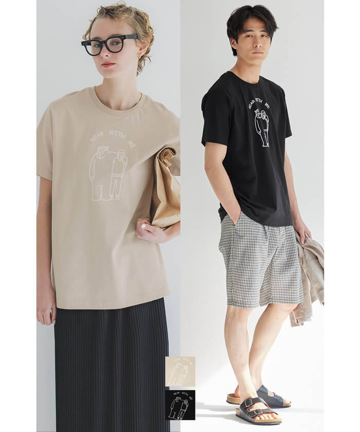 ベアプリントTシャツ メンズ レディース メール便不可 – coca ベアプリントTシャツ メンズ レディース メール便不可 – coca