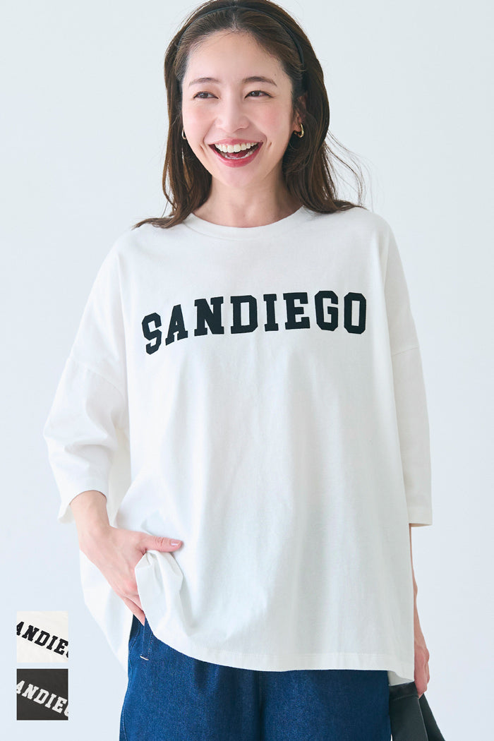 セール☆1290円→990円 ロゴビッグTシャツ レディース メール便可