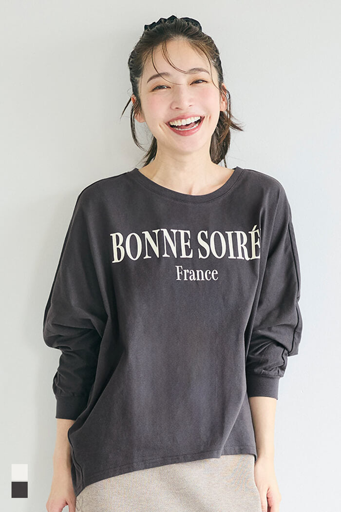 セール☆1490円→990円ドルマンロゴTシャツ レディース メール便不可