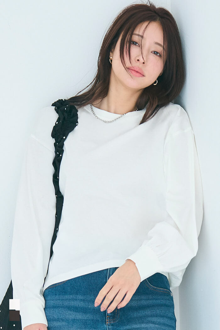 セール☆1490円→990円 ビッグシルエットトップス レディース メール便