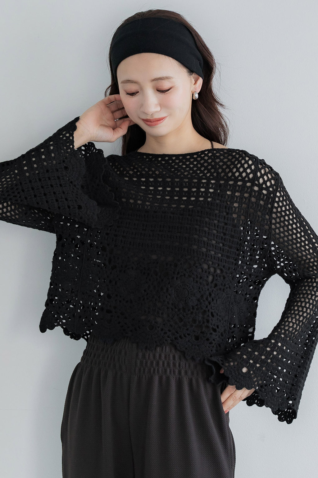 フレアスリーブクロシェニット レディース メール便不可 – coca公式ストア