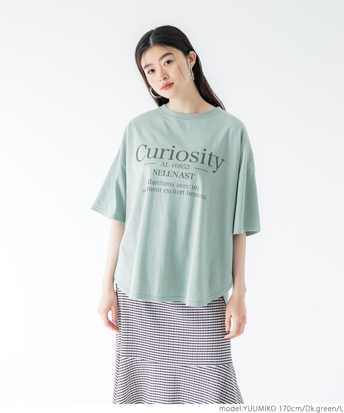 セール 1290円→990円 Tシャツ レディース ロゴTシャツ COTTON