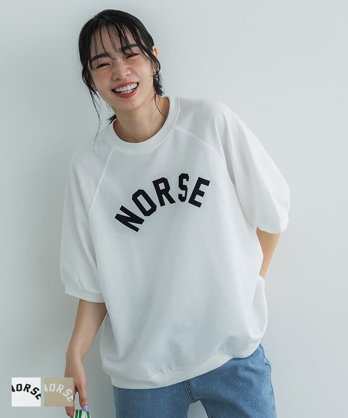 スウェット レディース ロゴスウェット Tシャツ ロゴ 英字 プリント 裏