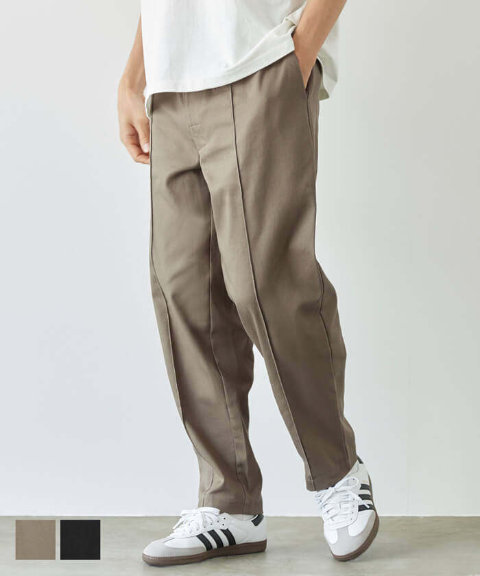 セール☆3990円→990円 パンツ メンズ チノパンツ ピンタック ウエスト