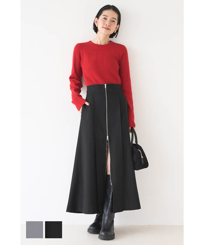 セール☆2990円→1990円 センタージップスカート レディース メール便