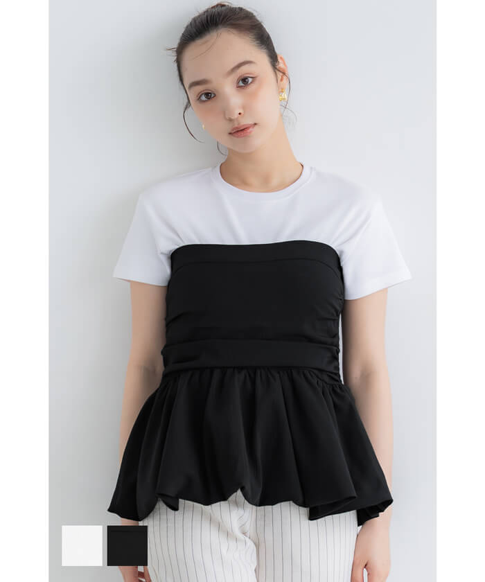 WEB限定セール ☆2490円→890円ベアビスチェ レディース メール便不可