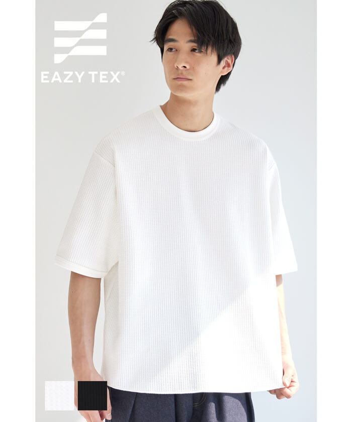 EAZY TEX ワッフルワイドラウンドTシャツ メンズ メール便不可 – coca