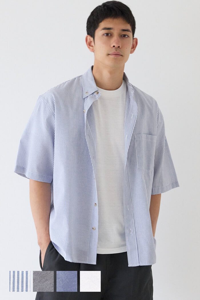 オックスボタンダウン半袖シャツ メンズ メール便不可 – coca公式ストア