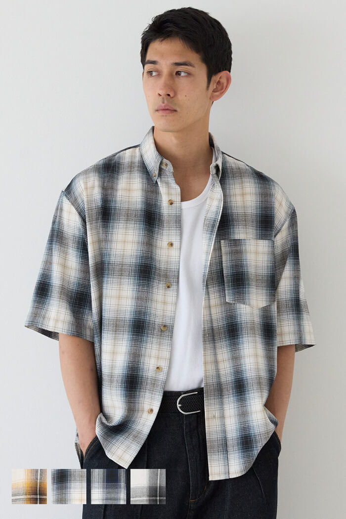 チェック半袖シャツ メンズ メール便不可 – coca公式ストア
