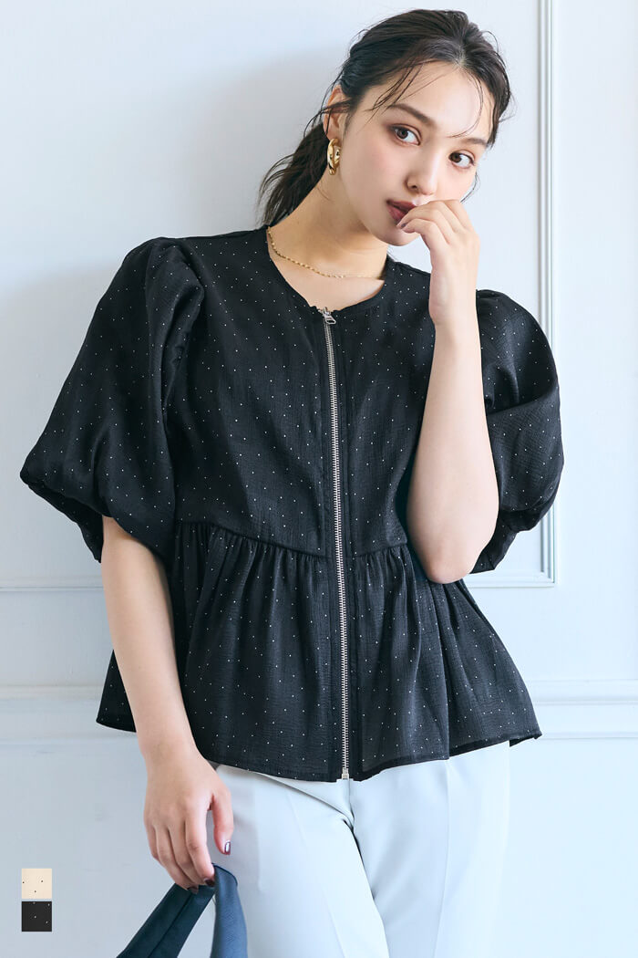 シースルーフレアブラウスジャケット レディース メール便不可 – coca