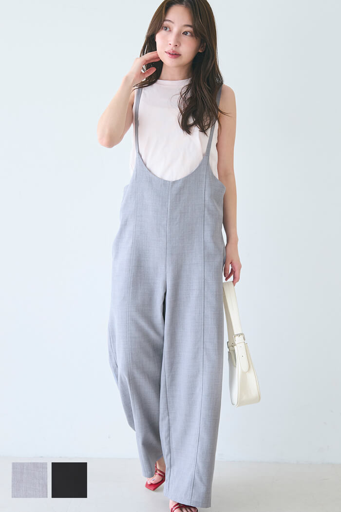 【希少★美品】Coca-Cola ストライプ オーバーオール Lサイズ coca（coca）（コカ）の「ボイルストライプボリュームサロペット