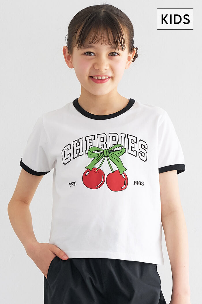 【値下げ】ch!iiibag チーバッグ リンガー Tシャツ さくらんぼリンガーTシャツ キッズ メール便不可 – coca公式ストア