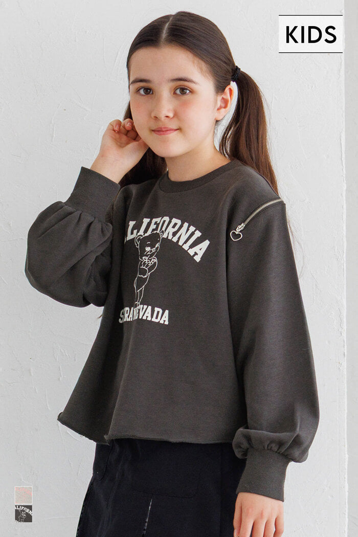 ハートジップスウェットトップス キッズ メール便不可 – coca