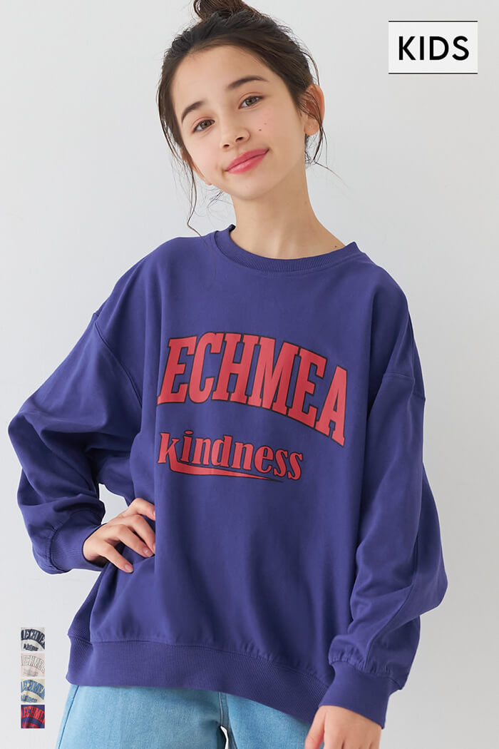 セール☆1290円→790円 親子お揃いT-スウェットロゴビッグシルエット