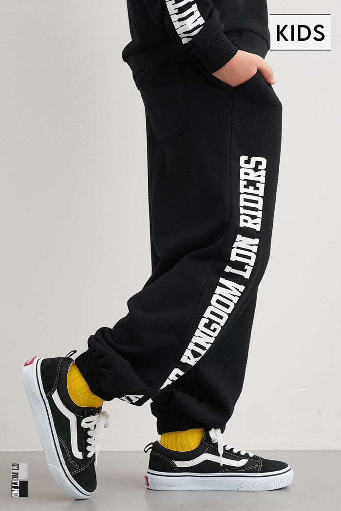 ロゴラインスウェットジョガーパンツ キッズ メール便不可 – coca公式