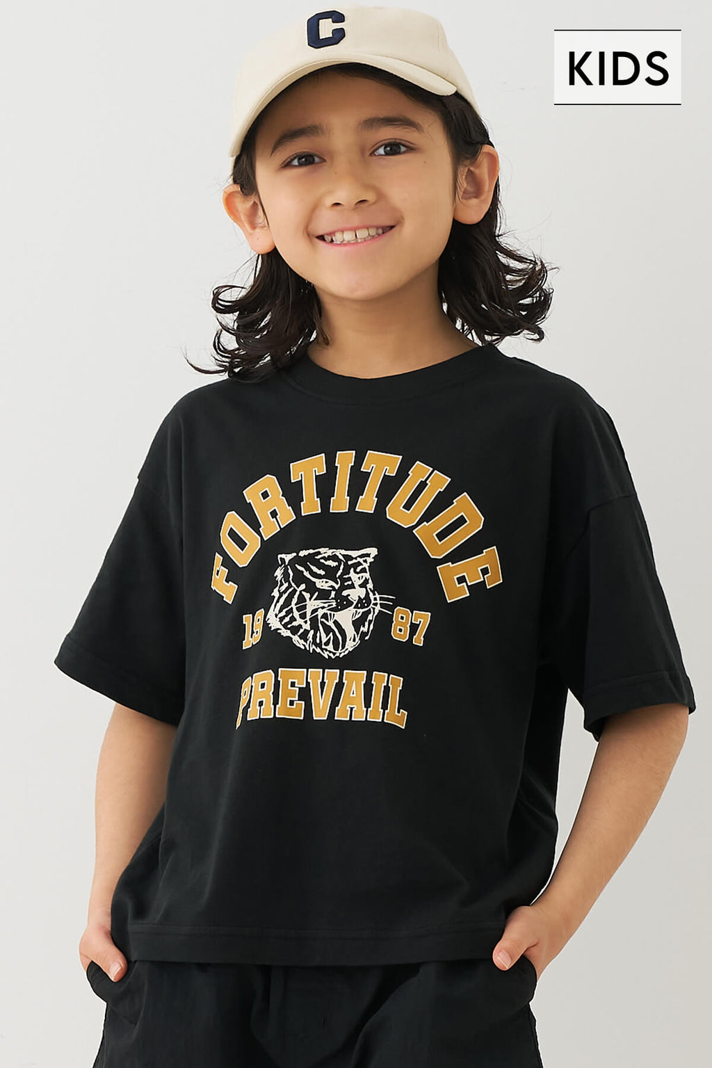 タイガープリント半袖Tシャツ キッズ メール便不可 – coca公式ストア