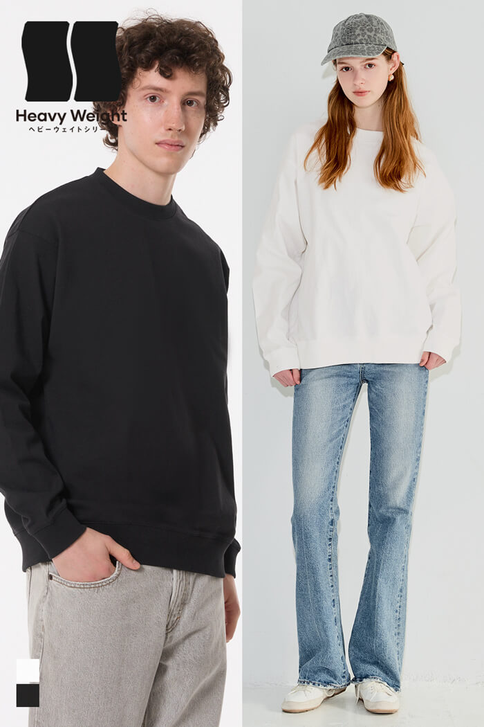 ヘビーウェイトスウェットロンT メンズ レディース メール便不可