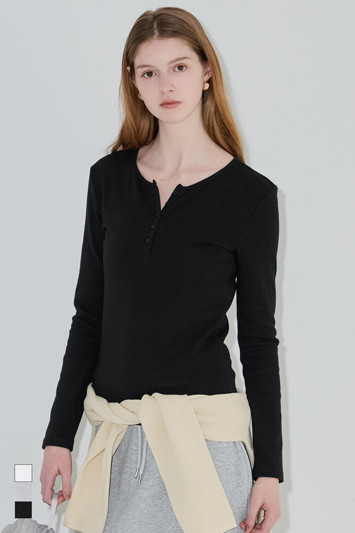 ヘンリーネックロングTシャツ レディース メール便不可 – coca公式ストア