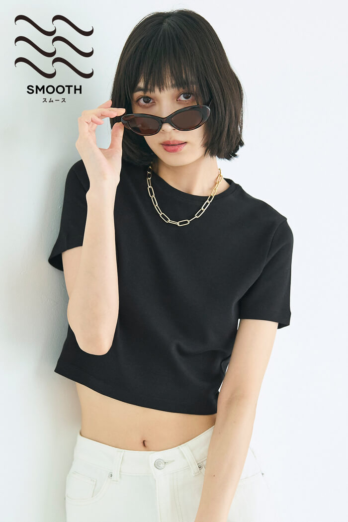 小物 koko スムースコンパクトTシャツ レディース メール便可 mrb – coca公式ストア