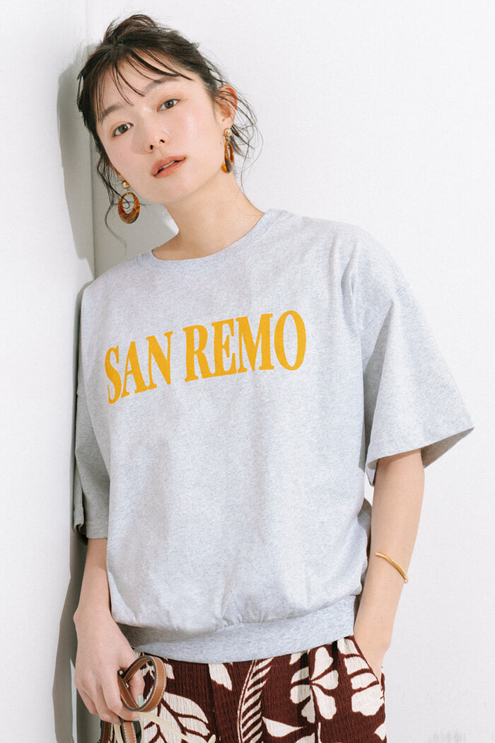 セール☆1690円→1490円 T-スウェット半袖トップス レディース メール