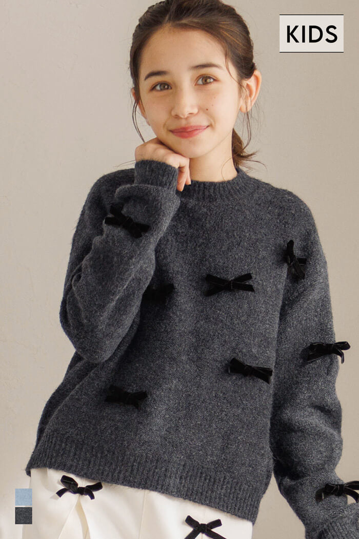 リボンニットトップス キッズ メール便不可 – coca公式ストア