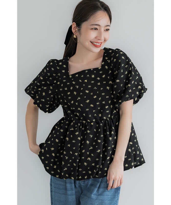 セール☆3490円→1290円 サッカーバルーンブラウス レディース メール