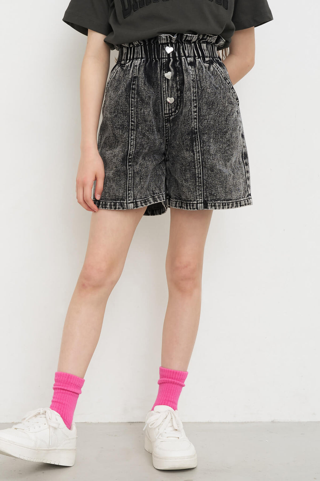 デニムハートボタンショートパンツ キッズ メール便不可 – coca公式ストア