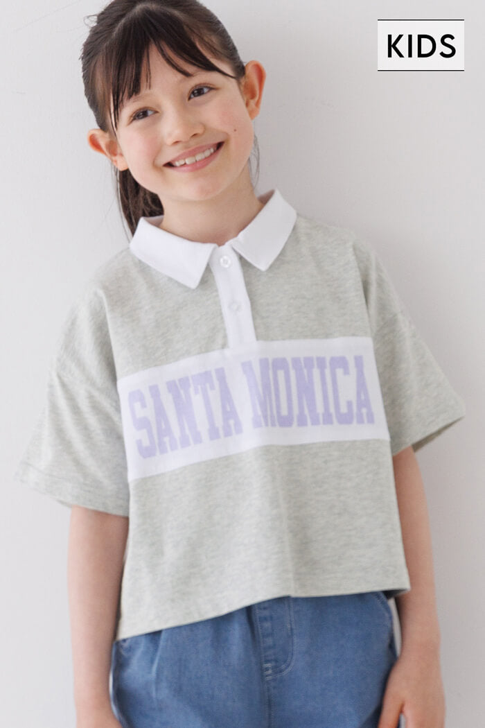 かちこ様　トップス Tulle knit polo shirt-チュールニットポロシャツ-Chika Kisada