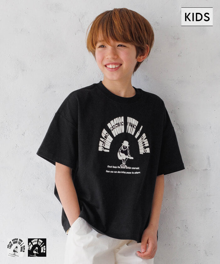 ボーダー柄 Tシャツ 半袖 キッズ 子供服 男の子 クルーネック 春夏