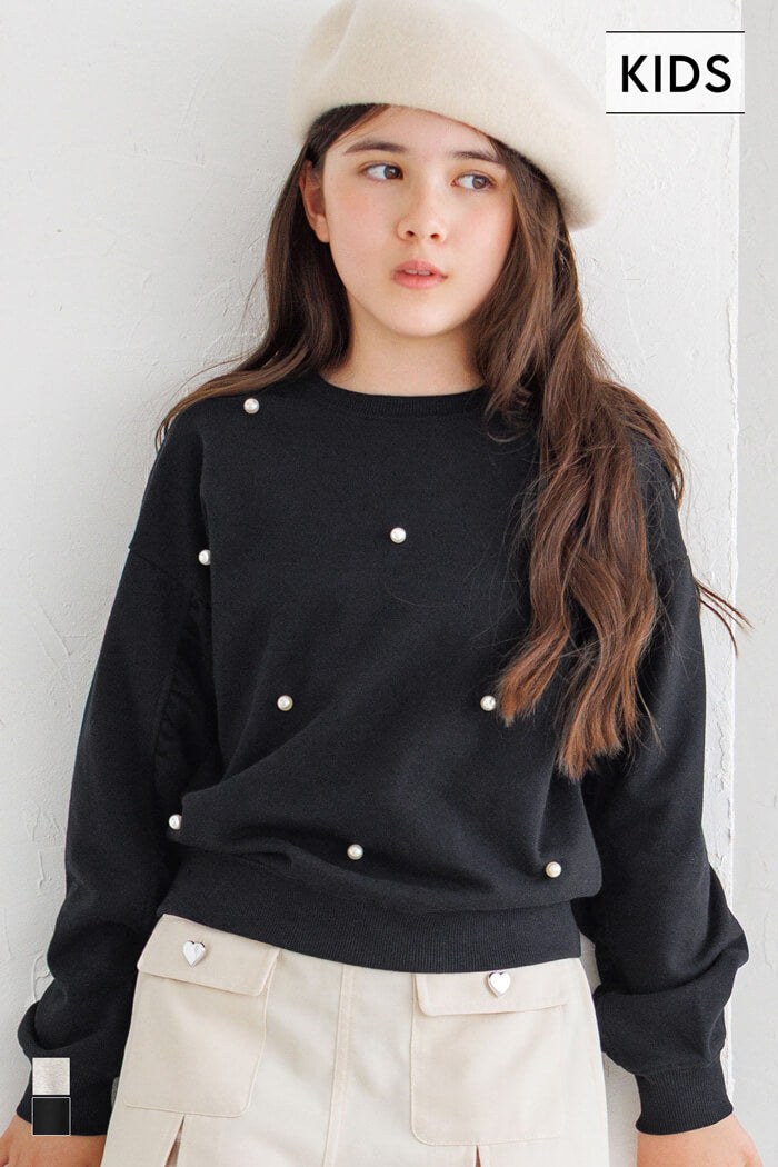 パールスウェットトップス キッズ メール便不可 – coca公式ストア