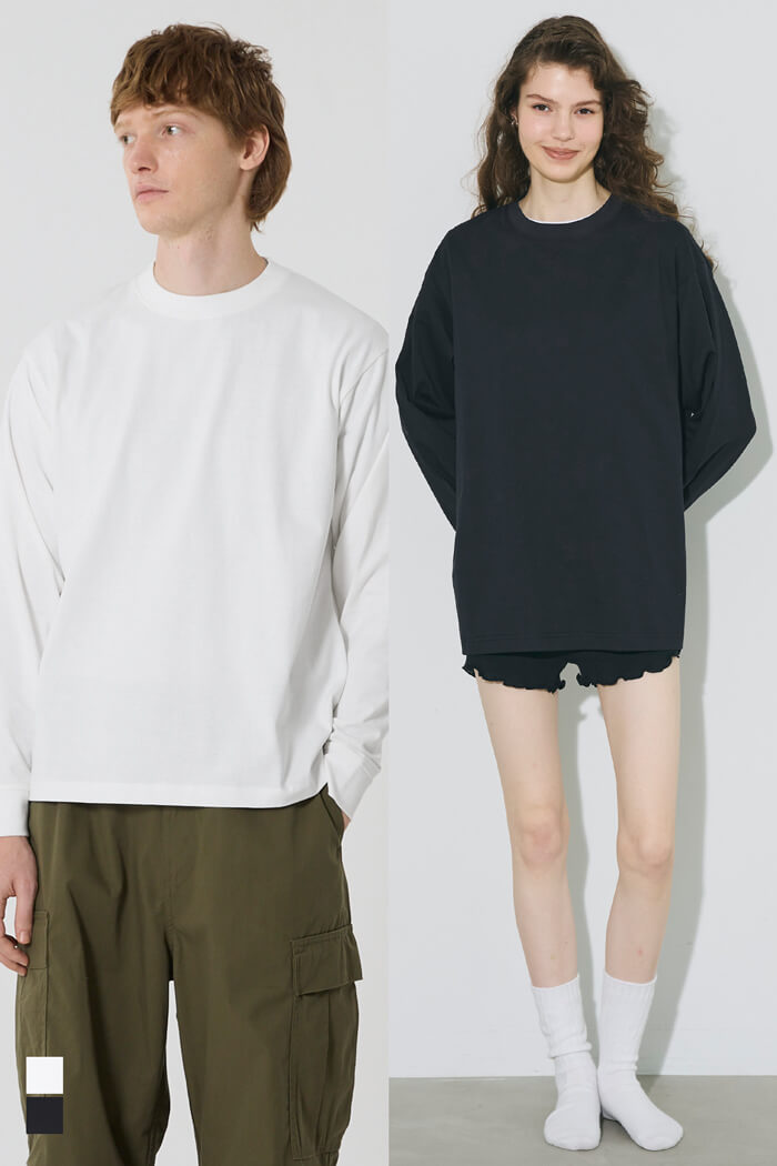 セール☆1490円→990円 ベーシックレギュラー長袖T メンズ レディース