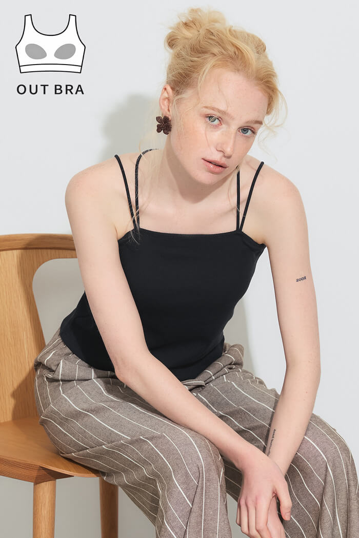 OUT BRA バッククロスキャミソール レディース メール便不可 – coca