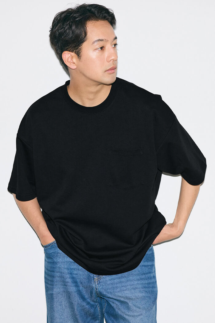 コットンプレーティングポケットTシャツ メンズ メール便不可 – coca