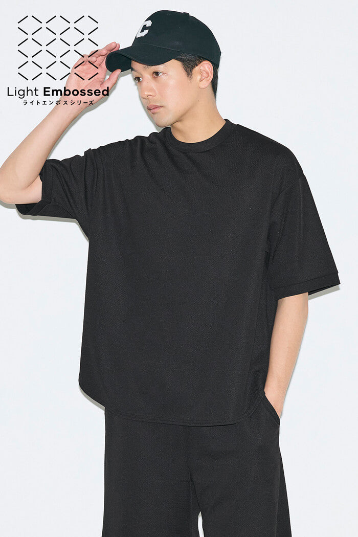 ライトエンボスラウンド半袖Tシャツ メンズ メール便不可 – coca公式ストア
