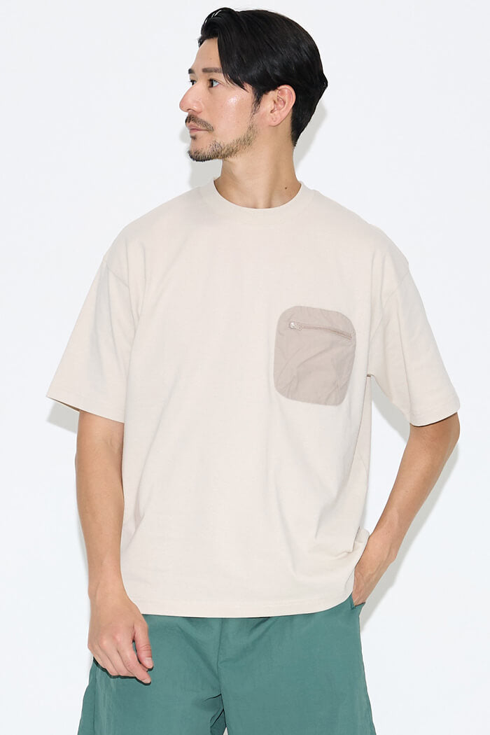 セール☆1690円→990円 マルチポケットTシャツ メンズ メール便不可