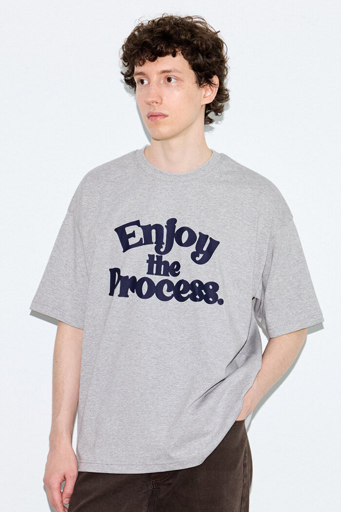 エンジョイラバープリント半袖Tシャツ メンズ メール便不可 – coca公式