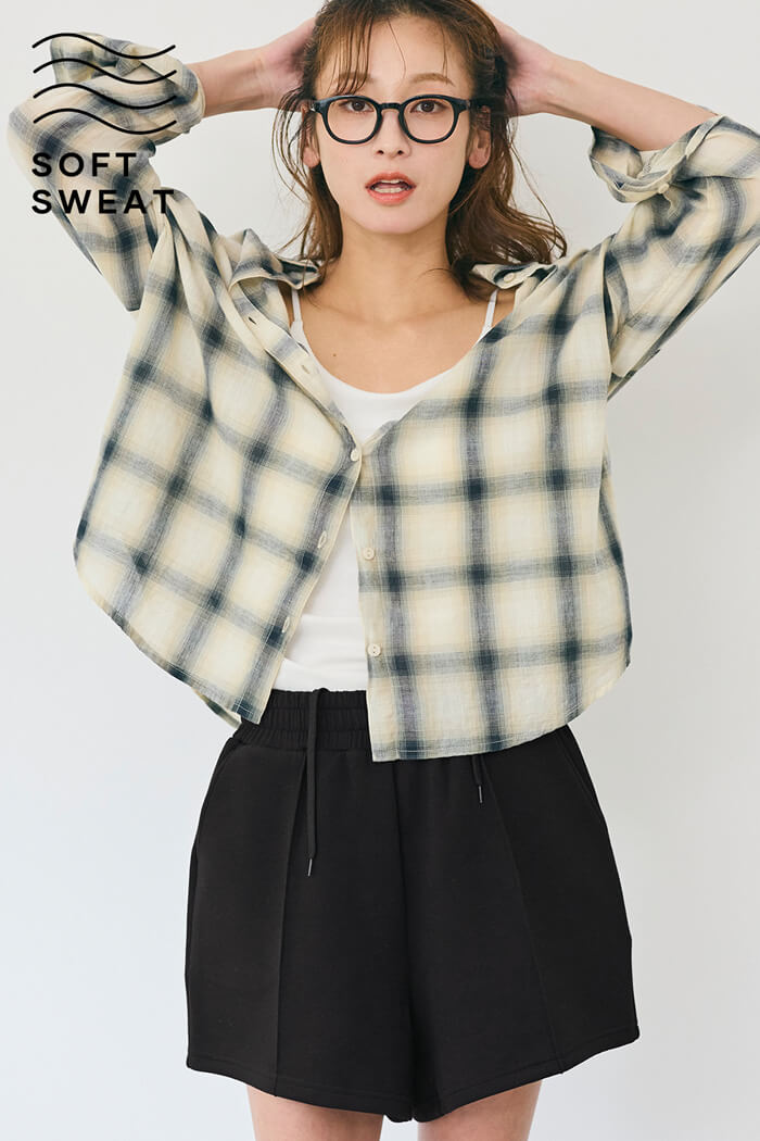 ソフトスウェットショートパンツ レディース メール便不可【西山茉希様