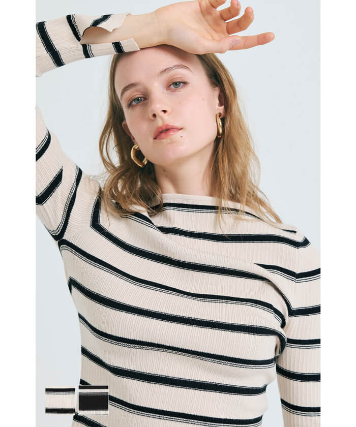 ユキエモン♡リボンボーダーキャップ ユキエモン♡リボンボーダーキャップ