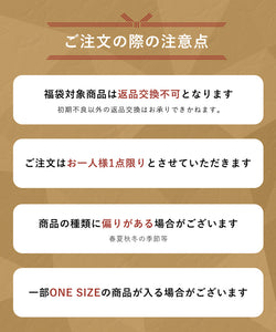 1月1日0時〜販売スタート□□メンズアイテム福袋□□おまかせ5点3,990