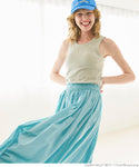 120% fit! Bright Color Cotton Voile Skirt Indian Cotton Flare Long Length Maxi Length No Mail Delivery 23ss