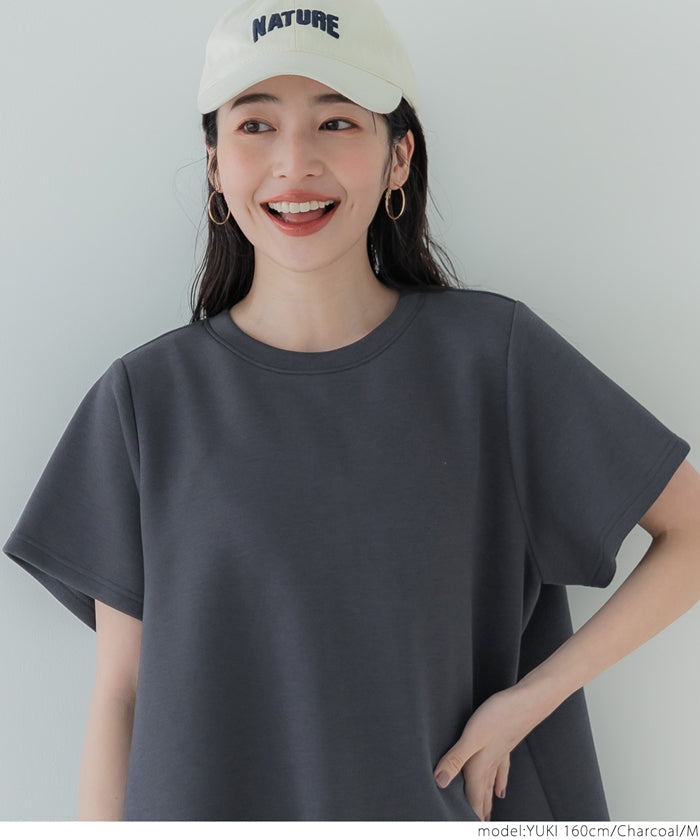 Cut and Sewn Women's Short Sleeve Sweat T-shirt New Sense Corrugated Cardboard Puffy Corrugated Cardboard Top Short Sleeve Sweatshirt No Mail Delivery 23ss coca coca