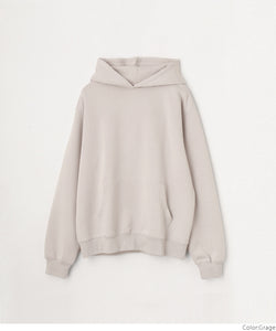Hoodie unisex hoodie corrugated cardboard firmness big silhouette drop shoulder long sleeve plain no mail delivery 22aw coca coca