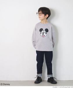 Sale ★ 1990 yen → 1490 yen Kids 100-140 Sweatshirt Pullover Disney Print Long Sleeve Character Unisex Kids Original Children's Clothing Mail Delivery