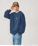 Sale 2490 yen → 1690 yen Brushed back sweatshirt Men's brushed back oversilhouette soft touch college logo print embroidery no mail delivery 22aw coca coca