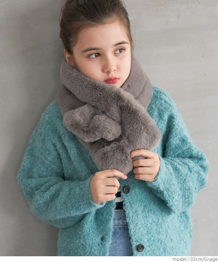 旧仕様】親子お揃いフェイクファーティペット キッズ メール便不可